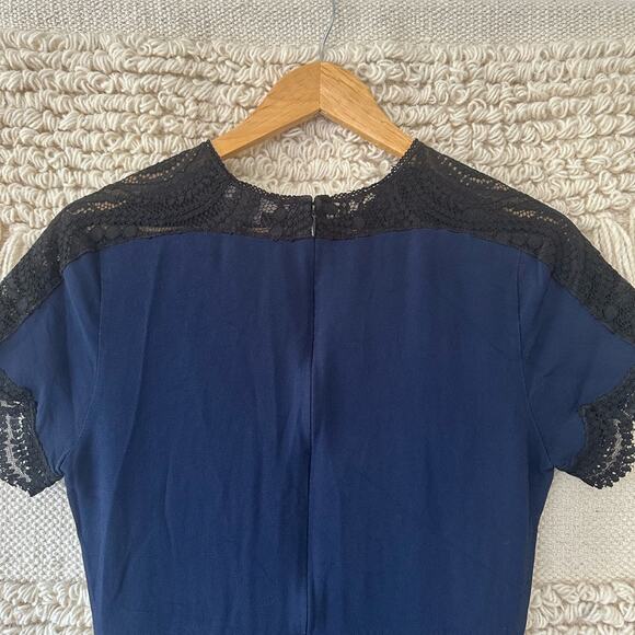 Jonathan Simkhai Applique Ruffle Hem Tee Dress - Picture 10 of 11